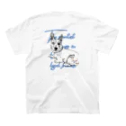 犬好きさんのためのTシャツ屋さんのジャックラッセルテリア　Tシャツ Regular Fit T-Shirtの裏面