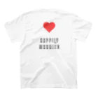 YamMegのKosaburo&Shoko Happily married Tシャツ スタンダードTシャツの裏面