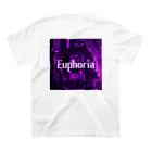 EuphoriaのEuphoria street LOGO  スタンダードTシャツの裏面