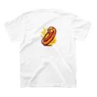 まみうだぱおのゆったりSHOPのHOT+DOG Regular Fit T-Shirtの裏面