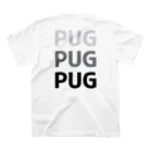 furebuhi　clubのグラフィックPUG！ スタンダードTシャツの裏面