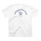 meditations のLaid back urban living スタンダードTシャツの裏面