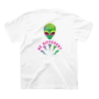 show.のalien スタンダードTシャツの裏面