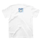 縞々（しましま）えながのシマエナガの頭みょーん Regular Fit T-Shirtの裏面