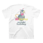 ステキ休日委員会（maehuri）の絵日記Tシャツ03 Regular Fit T-Shirtの裏面