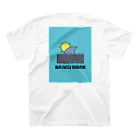 hassy3160のwhite beach vibesデザイン スタンダードTシャツの裏面