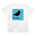 Onipi_workのShorebirds-オオソリハシシギ スタンダードTシャツの裏面