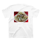 つ津Tsuのラーメン スタンダードTシャツの裏面