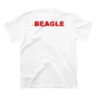 SATYの【W＆G＆P】仲良し家族BEAGLES スタンダードTシャツの裏面
