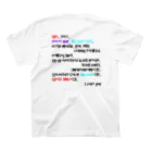 Shion_aiartの秋のスタイリッシュ スタンダードTシャツの裏面