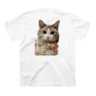 ジョリーマンダリンのCute cat.（文字入り） スタンダードTシャツの裏面