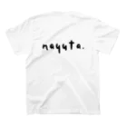 nayuta_cajonのnayuta. 公式 Regular Fit T-Shirtの裏面