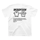 Woofssn™︎のfront/back tee design  スタンダードTシャツの裏面