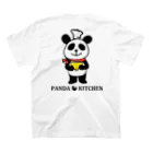 pandakitchencarのPANDA KITCHENオフィシャルグッズ スタンダードTシャツの裏面