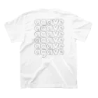 BYRON HUEのagave agave agave white スタンダードTシャツの裏面