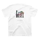 Naikwoo Surround official shopのNAIKWOO x KEIthgraph　バックプリント スタンダードTシャツの裏面