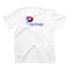 月夜のタツノオトシゴのpilgrimage スタンダードTシャツの裏面