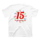 さいたぁマンワールドのさいたぁマン15周年記念キャラ スタンダードTシャツの裏面