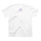 なっつ ふぁくとりーのゼンタングル　ウサギ Regular Fit T-Shirtの裏面