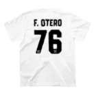 BYRON HUEのF.C.AGAVE F.OTERO White スタンダードTシャツの裏面