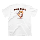 Rakudoku ToyohashiのNEKO KICK!! スタンダードTシャツの裏面