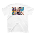 tokyo_citypopのkawaii 東京kimonoガールアート 原宿 スタンダードTシャツの裏面