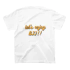 BJJ WORLDのLet’s enjoy BJJ!! Regular Fit T-Shirtの裏面