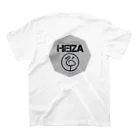 おんがくきょうしつHeizaのオクタゴンフラミンゴ スタンダードTシャツの裏面