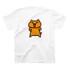 モコモコまゆびしのサカモト スタンダードTシャツの裏面