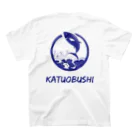 TeeeNのKATUOBUSHI スタンダードTシャツの裏面