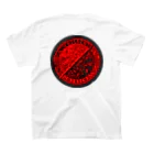 Ａ’ｚｗｏｒｋＳのTRIBALCROSS REVERSE RED&BLK スタンダードTシャツの裏面