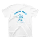 boracayjapan goods storeのBANANA PEACE スタンダードTシャツの裏面