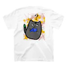 talkのキバ猫 Regular Fit T-Shirtの裏面