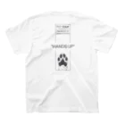 WOLTEの狼ハンド "テを上げろ” Regular Fit T-Shirtの裏面