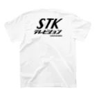 齋藤會・通信購買部のSTKテレビジョンロゴマーク入り スタンダードTシャツの裏面