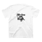 TaDan_StoreのFly free and high.【背面】 スタンダードTシャツの裏面