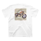 TILUのMotorcycle スタンダードTシャツの裏面