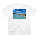 Travel_NewZealand のニュージーランド　羊飼いの教会が望むテカポ湖 Regular Fit T-Shirtの裏面