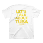 TubamanShowのチューバ中央中学校×チューモツ(TUBA) Regular Fit T-Shirtの裏面