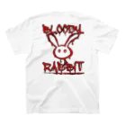 Ａ’ｚｗｏｒｋＳのらくがきBLOODYRABBIT スタンダードTシャツの裏面