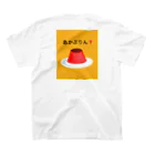 あかぷりんのあかぷりんTシャツ(背面) スタンダードTシャツの裏面