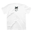 サバ白雑種猫のなめこちゃん屋のめんどくさいなめこちゃん Regular Fit T-Shirtの裏面