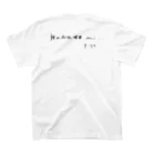 kanako_andの柳先生×不生忌グッズ Regular Fit T-Shirtの裏面