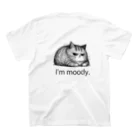 ねこの店のim moody. スタンダードTシャツの裏面