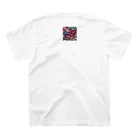 piasのオリジナルグッズアイテム通販のしあわせのドーナツたち Regular Fit T-Shirtの裏面