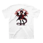 PiNK+18COMiCSのReDDRAGoN+MeCHAGiRL_00001 Regular Fit T-Shirtの裏面