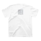 ふわぽこにゃんにゃんSHOP☁️🫧SUZURI支店のごくごく♪のむヨーグルト Regular Fit T-Shirtの裏面