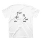 C6H12O6のぐるこT(α型) スタンダードTシャツの裏面