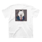 camo_nのSAMOYED スタンダードTシャツの裏面