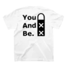 猫山宮古のYou And Be . スタンダードTシャツの裏面